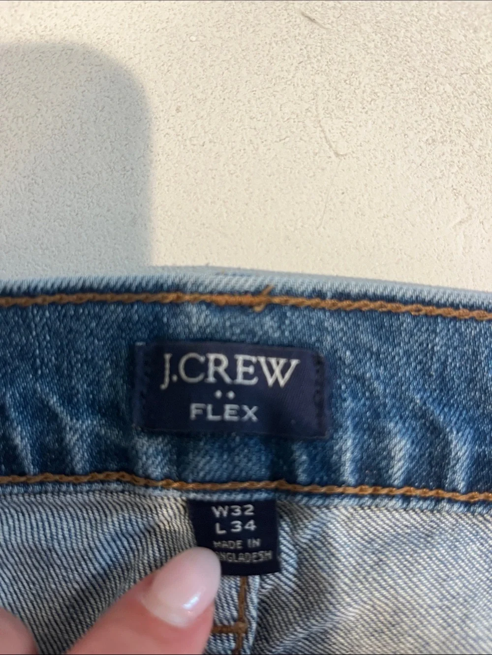 J Crew Classic Men's Straight-Leg Jeans in Light Blue